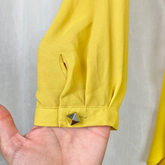 Yellow Tunic Shirt Dress - Picture 7 of 9